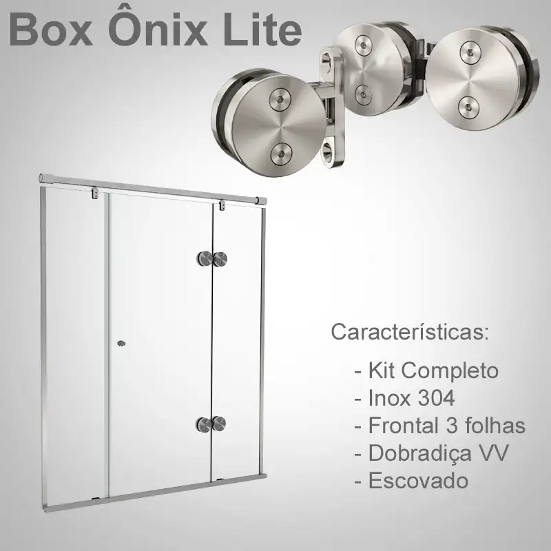 Frontal 3 Folhas Escovado